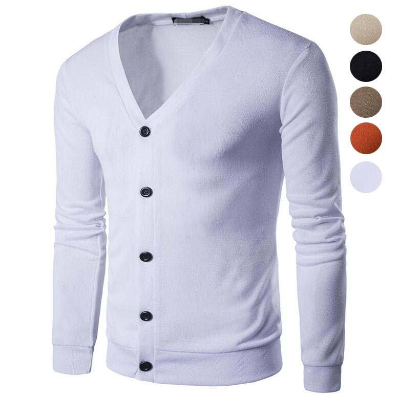 ニット 切り替え 前開き 長袖 ニット ビジネス お兄系 カーディガン メンズファッション ニットセーター 通勤 細身 送料無料 トップス カジュアル トレーナ...