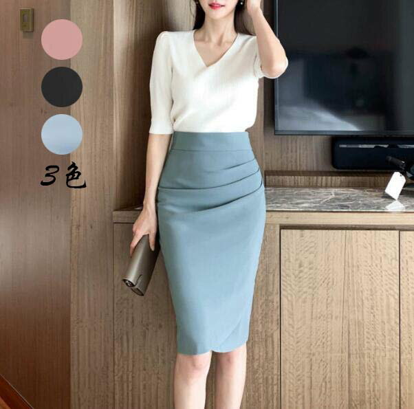 ペンシルスカート 可愛い カジュアル レディーススーツスカート 膝丈タイトスカート 七五三 韓国風 大きいサイズ 就活 オフィス OL通勤 きれいめ 送料無料 Aライン フォーマル 発表会 30代 40代 50代 エレガント 卒園式 卒業式 入学式 体型カバー ミディアム丈 美脚 オフィス