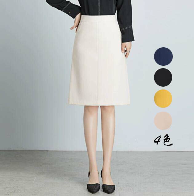 韓国風 レディーススーツスカート 可愛い カジュアル 大きいサイズ 就活 オフィス OL通勤 きれいめ 送料無料 ペンシルスカート Aライン フォーマル 発表会 30代 40代 50代 エレガント 卒園式 卒業式 入学式 体型カバー 膝丈タイトスカート ミディアム丈 美脚 オフィス 七五三