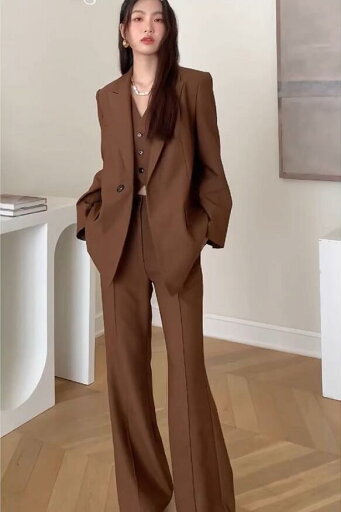 パンツスーツ フォーマル リクルートスーツ 女性用 ビジネススーツ スリーピース 3点セット ジャケット+パンツ+ベスト レディース セットアップ カジュアルスーツ オフィス OL 可愛い パーティースーツ 入学/卒業/結婚式 スーツ 高級感 韓国風 大きいサイズ パンツスーツ フォーマル リクルートスーツ 女性用 ビジネススーツ スリーピース 3点セット ジャケット+パンツ+ベスト レディース セットアップ カジュアルスーツ オフィス OL 可愛い パーティースーツ 入学/卒業/結婚式 スーツ 高級感 韓国風 大きいサイズ