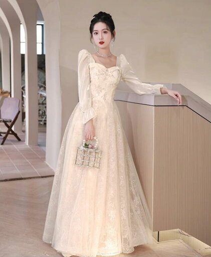 花嫁の介添え人 ロング丈ワンピース 長袖 Aラインドレス お嬢様 ロングドレス 韓国風 送料無料 パーティードレス 高級感 プリンセスライン 結婚式 演奏会ドレス 着痩せ ピアノ 発表会 ステージ 衣装 セクシー 宴会 フェミニン スレンダー 洋服 忘年会 XS/S/M/L/XL/2XL/3XL 花嫁の介添え人 ロング丈ワンピース 長袖 Aラインドレス お嬢様 ロングドレス 韓国風 送料無料 パーティードレス 高級感 プリンセスライン 結婚式 演奏会ドレス 着痩せ ピアノ 発表会 ステージ 衣装 セクシー 宴会 フェミニン スレンダー 洋服 忘年会 XS/S/M/L/XL/2XL/3XL