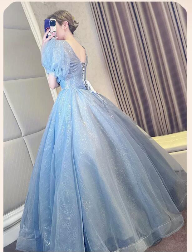 ロングドレス 高級感 パーティードレス プリンセスライン 送料無料 半袖 ロング丈ワンピース 宴会 ステージ 衣装 Aラインドレス 結婚式 洋服 花嫁の介添え人 ドレス 忘年会 お嬢様 演奏会 着痩せ ピアノ 発表会 セクシー 大人 フェミニン スレンダー 韓国風 Vネック 編み上げ