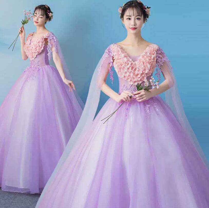 送料無料 ロング丈ワンピース 洋服 花嫁の介添え人 ロングドレス 高級感 パーティードレス プリンセスライン 宴会 ステージ 衣装 Aラインドレス 結婚式 ドレス 忘年会 お嬢様 演奏会 着痩せ ピアノ 発表会 セクシー 大人 フェミニン スレンダー 韓国風 Vネック 編み上げ