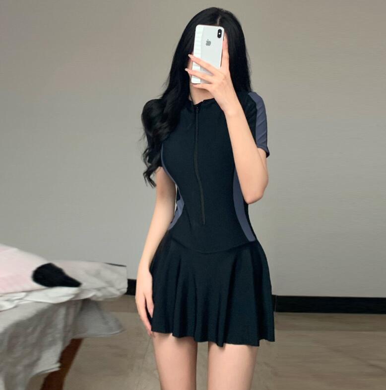 送料無料 セパレート水着 可愛い フィットネス水着 レディース ママ水着 体型カバー 水着 韓国風 タンキニ ママ水着 セクシー ワンピース水着 夏 女性水着 海 リゾート 温泉 大きいサイズ 10代 20代 30代 M/L/XL/2XL/3XL 露出控えめ 水陸両用 海外旅行 南国旅行