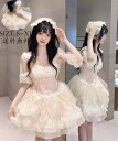 ロリータ風 ワンピ 花嫁洋服 Lolita コスチューム 衣装 ワンピース 切り替え風 送料無料 ウエディングドレス 日系女子中高生 コスプレ 演出服 レディー...
