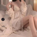 ランジェリー お姫様風 ナイトウェア パジャマワンピース 送料無料 可愛い 快適パジャマ 女性ネグリジェ レース 模造シルク 吊りワンピース ネグリジェ 姫 パジャマ レディース 部屋着 サテン ルームウェア 体型カバー 婦人 寝間着 寝巻き 大きいサイズ キャミソール M L XL
