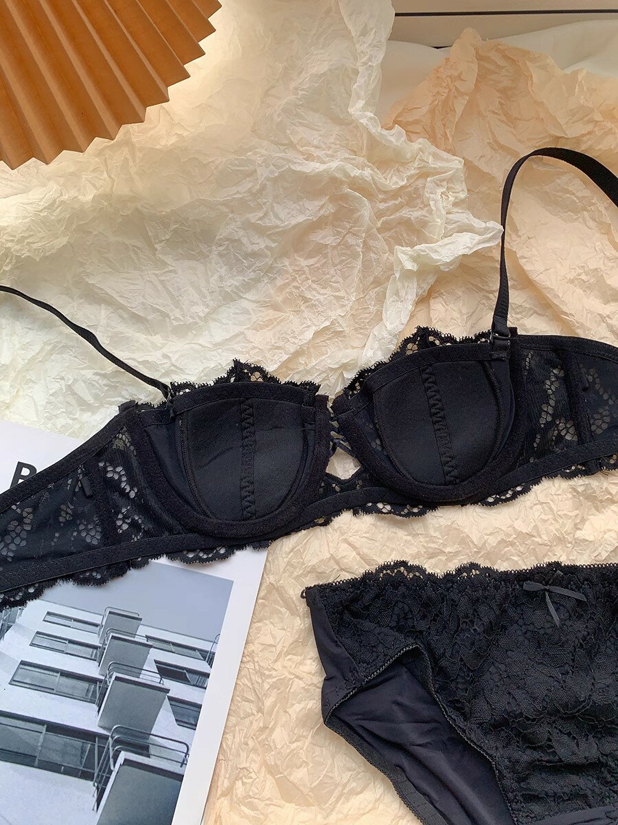 ブラ&ショーツ セット 小胸 ブラ セクシー 薄手 ブラセット 勝負下着 ショーツ 送料無料 ランジェリー ショーツセット 谷間ブラ セットアップ 2点セット ブラジャー 上下セット レースブラセット bra set 超盛りブラ 学生 可愛い 少女 通気性 女性 デート 軽い