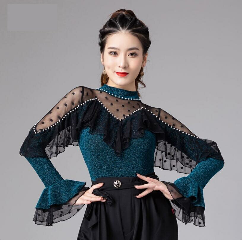 バレエ衣装 ダンス バレエ用品 ダンスウエア オールインワン 上着 レオタード 練習着 袖あり ジャズ 新..