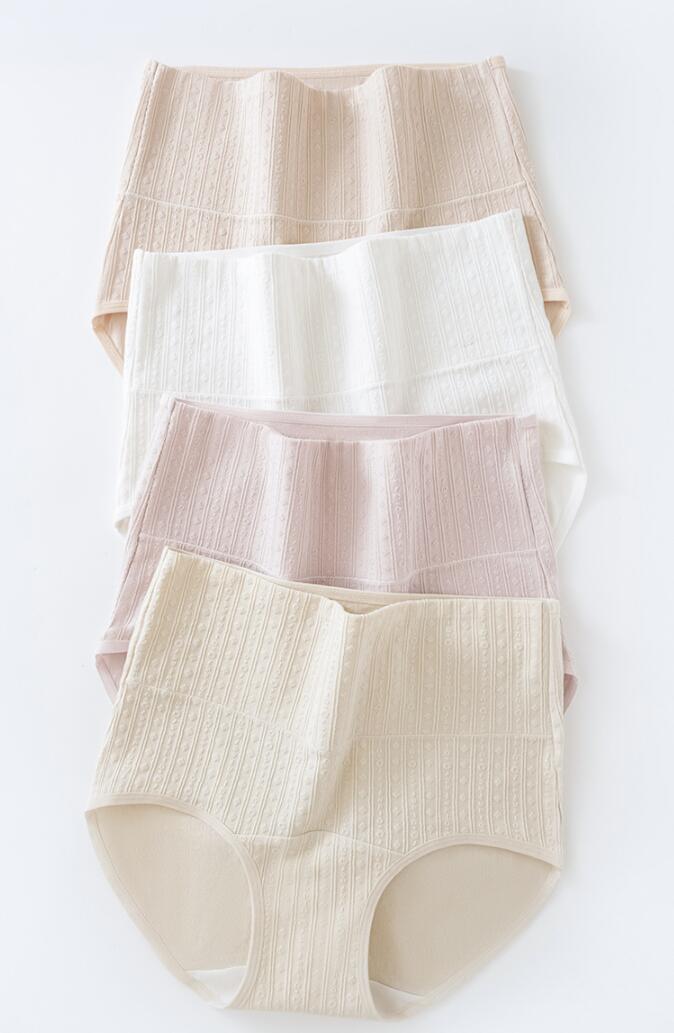 すっぽり 婦人 パンティ 女性下着 まとめ買い 4枚セット 大きいサイズ ハイウエスト 女性用 ショーツの..