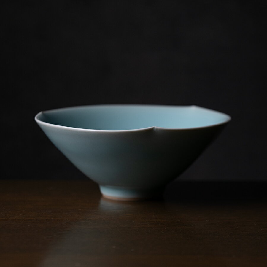 Rakuten - 共箱付 | 青白磁抹茶茶碗（IH-075）　　作家「市川博一」