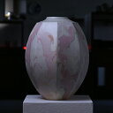 【共箱付】彩墨流花器(JS-626) 作家「瀬津純司」