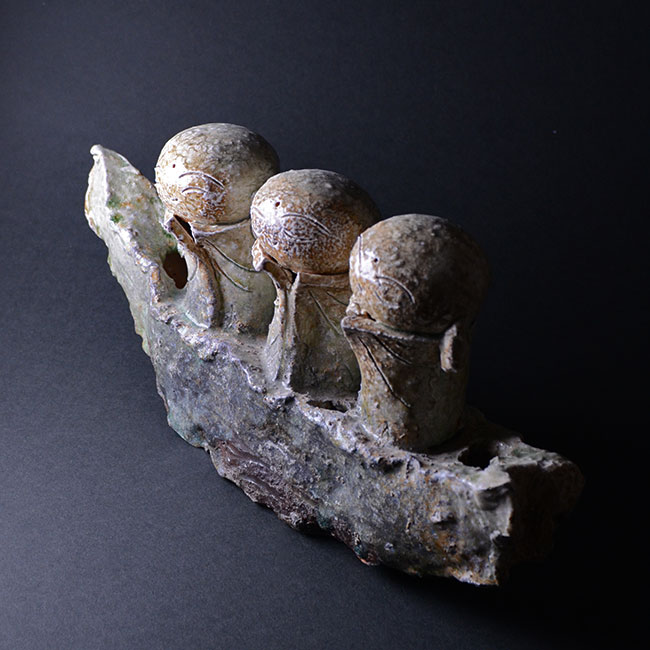 【共箱付】伊賀出船地蔵　（KAA−011）　作家「新歓嗣」