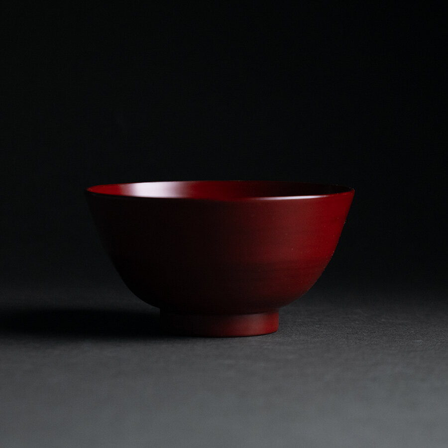 送料無料 ｜和食器 漆器　杉平椀(赤)　作家「角好司」