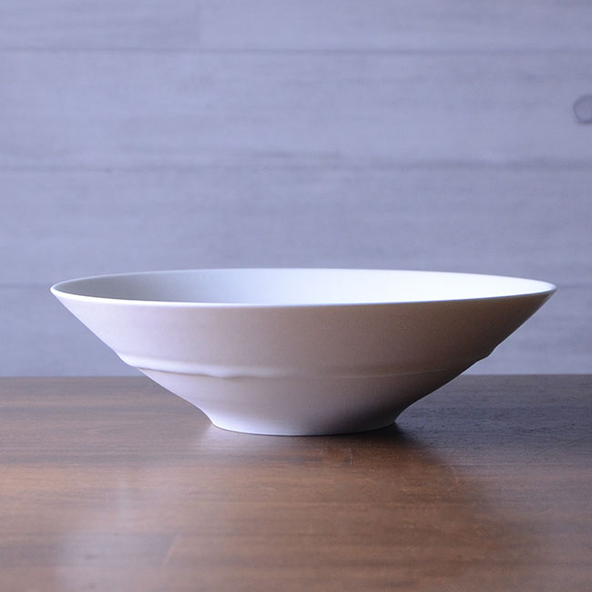 和食器　白磁浅鉢(大）　作家「竹内紘三」のサムネイル