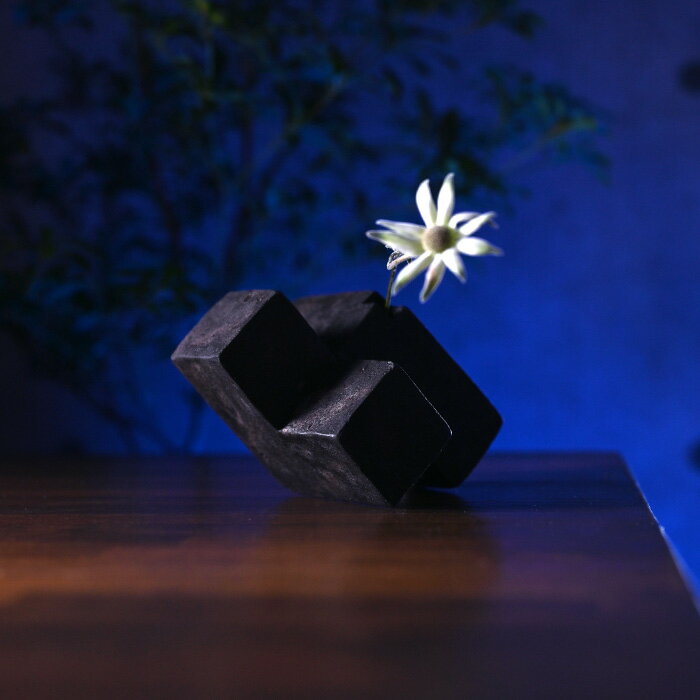 黒土花器"現蹟”(KT-199)　作家「竹内紘三」のサムネイル