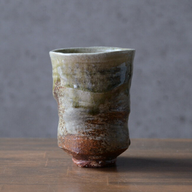 樂天商城 - 和食器・伊賀灰釉フリーカップ　作家「新学」