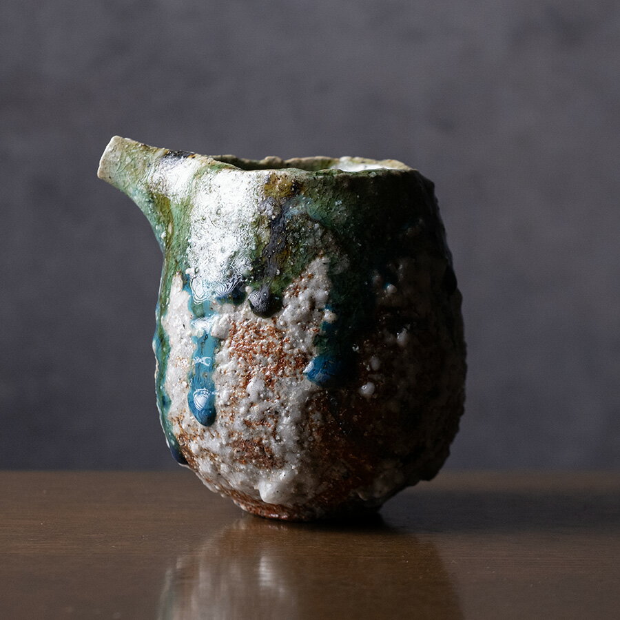 酒器 | 蛇式織部片口 (MS-141） 作家 「清水万佐年」