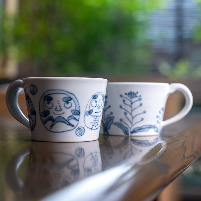 平マグカップ（SK-011）　作家「小長谷節子」