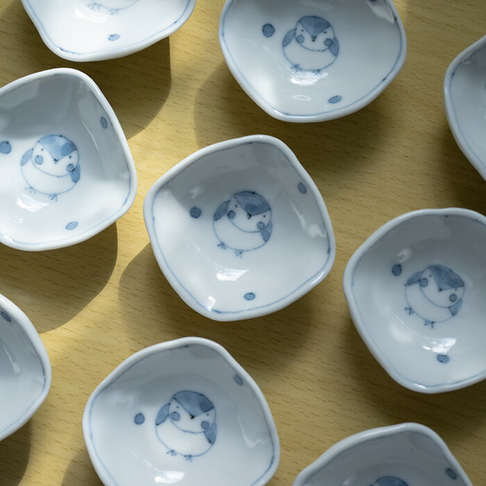 Rakuten - 和食器 箸置き | 染付ふくら雀（SK-020）　作家「小長谷節子」