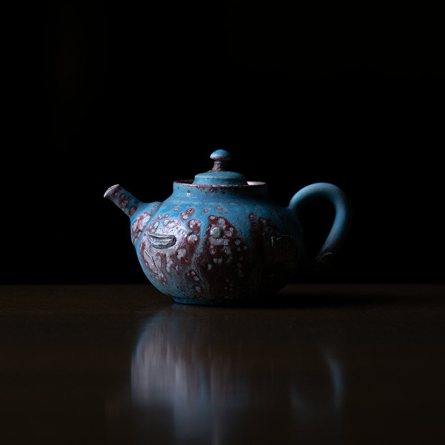樂天商城 - 茶器 |【共箱付】青後手急須　(SOY-591)　作家「山田想」