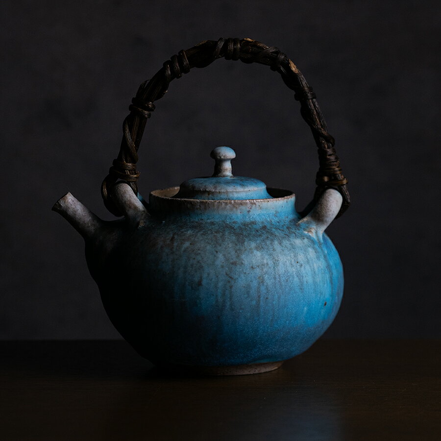 茶器 |【共箱付】青土瓶　(SOY-622)　作家「山田想」