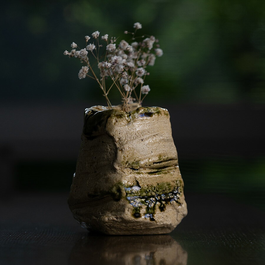 楽天市場】織部 花入の通販