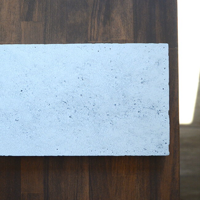 和食器　粉引長角台皿ver2.0　作家「横山拓也」のサムネイル