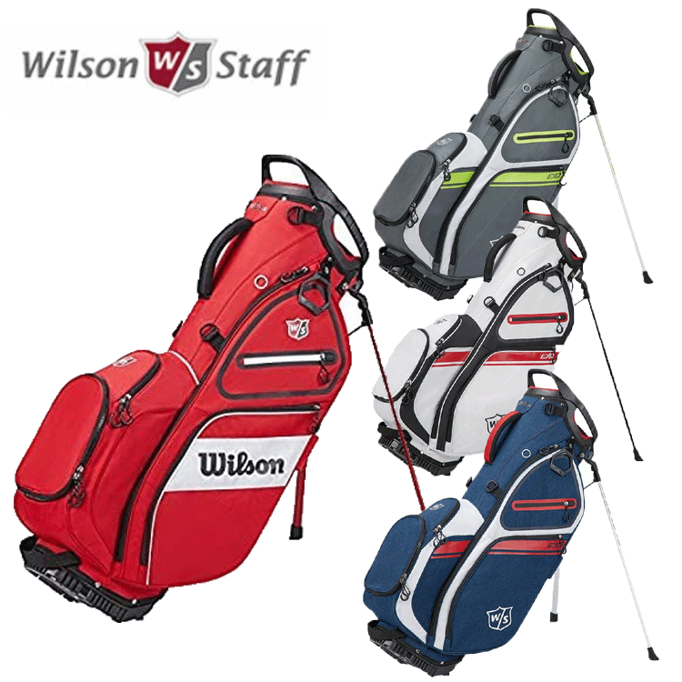 ウイルソン WILSON STAFF eXo 2 CARRY BAG 9.5型 キャリー バッグ スタンド キャディバッグ 【ウィルソン スタッフ】【ゴルフバッグ】