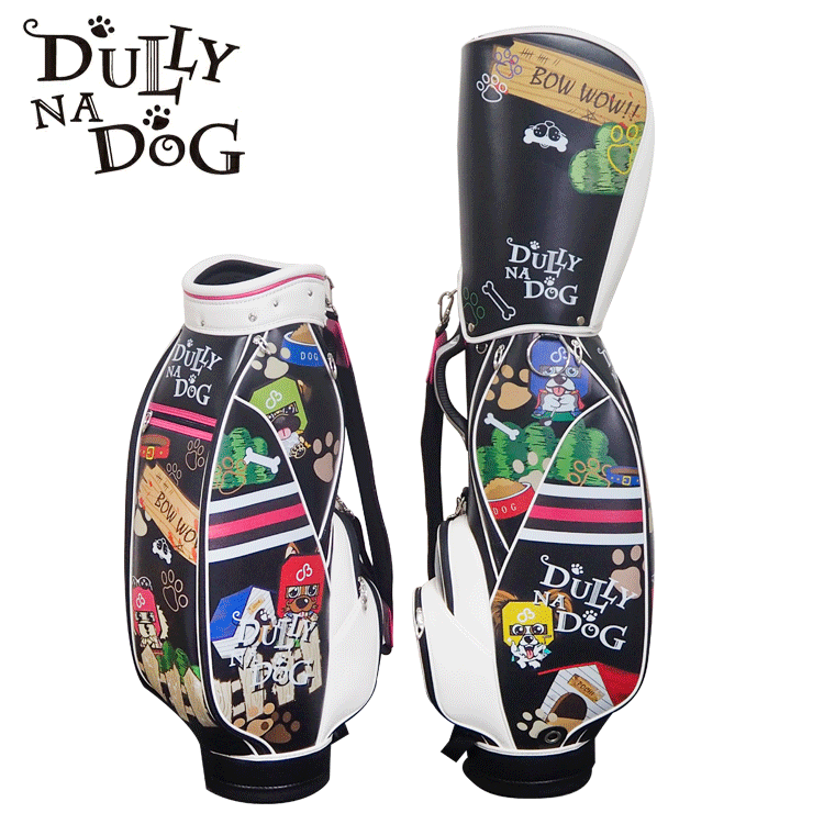 DULLY NA DOG ダリーナドッグ 9型 キャディバッグ DDCB-01【ゴルフバッグ】【CB】【ドッグ】【犬】