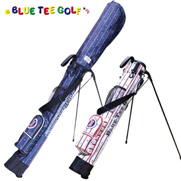 ブルーティーゴルフ スタンド式 クラブケース ストライプ ナイロン バージョン セルフスタンドバッグ BTG-CC003 【BLUE TEE GOLF】【セルフスタンド】 【セルフプレイ】【セルフ】