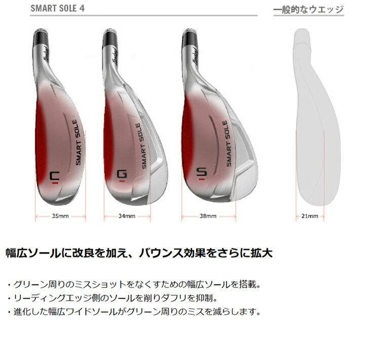 レディース クリーブランド ゴルフ Cleveland GOLF SMART SOLE 4 LADIES スマートソール カーボンシャフト 【TYPE-C】【TYPE-G】【TYPE-S】【L’s】【WOMEN'S】【女性用】 3