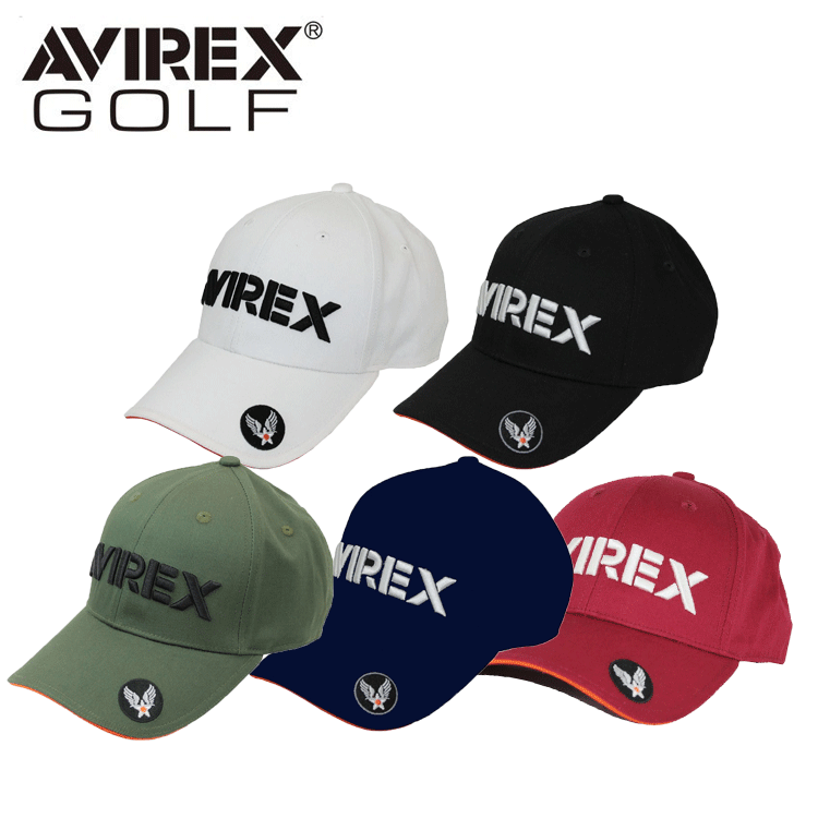 AVIREX GOLF アヴィレックスゴルフ メンズ キャップ AVXBA1-TB01 【綿】【ツイル】【ラウンド用品】【ゴルフ用品】