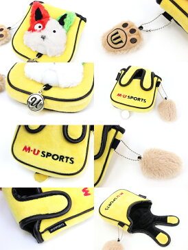 MU SPORTS　MU スポーツ パター ヘッドカバー マレット型 703P2532 【マレット】【マレットタイプ】【M・U SPORTS】【MUスポーツ】【エムユー】