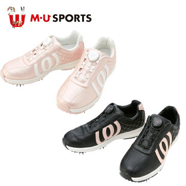 MU SPORTS MUスポーツ 703W6600 レディース シューズ ゴルフスパイク ダイヤル調整 ダイヤル式 【スパイク】【レディース】