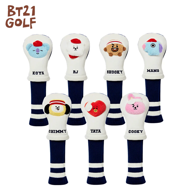 BT21 BABY Golf H/C Hybrid用 ユーティリティ用 ハイブリッド用 ヘッドカバー Hole in one シリーズ 【UT】【HB】【Ly】