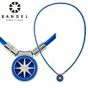 BANDEL 磁気ネックレス Healthcare Necklace Earth mini 2.0 アース ミニ Blue×Silver 青木瀬令奈モデル【バン...