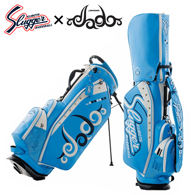 KUBOTA Slugger × JADO コラボレーション スタンドキャディバッグ LT23-JCA 