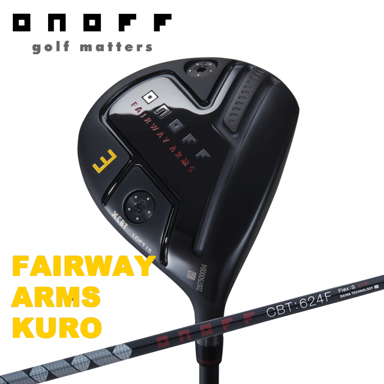  2024ǯǥ ONOFF FAIRWAY ARMS KURO Υ ե ॺ  ڥեåɡۡONOFFۡڹۡ23ǯ FW