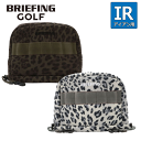 BRIEFING GOLF IRON COVER LEOPARD アイアン用 ヘッドカバー BRG201G29 ブリーフィング ゴルフ 