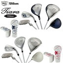 WILSON ウィルソン Tiara Niino ティアラ ニーノ レディスクラブセット 6本セット ( 1W、4W、7I、9I、SW、PT ) クラブセット