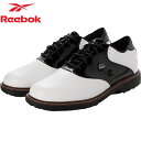 Reebok リーボック ゴルフ シューズ OG PUMP GOLF OG ポンプ ゴルフ スパイクレス メンズ 耐候性ペブルレザー ゴルフシューズ 男性用