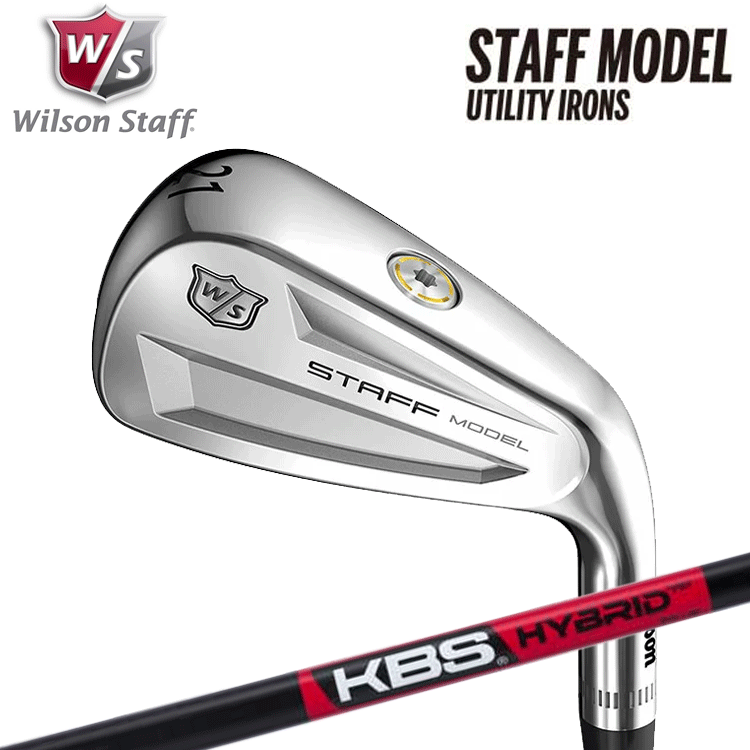 ウィルソン スタッフ STAFF MODEL UTILITY IRON アイアン型ユーティリティ KBS HYBRID カーボンシャフト WILSON 