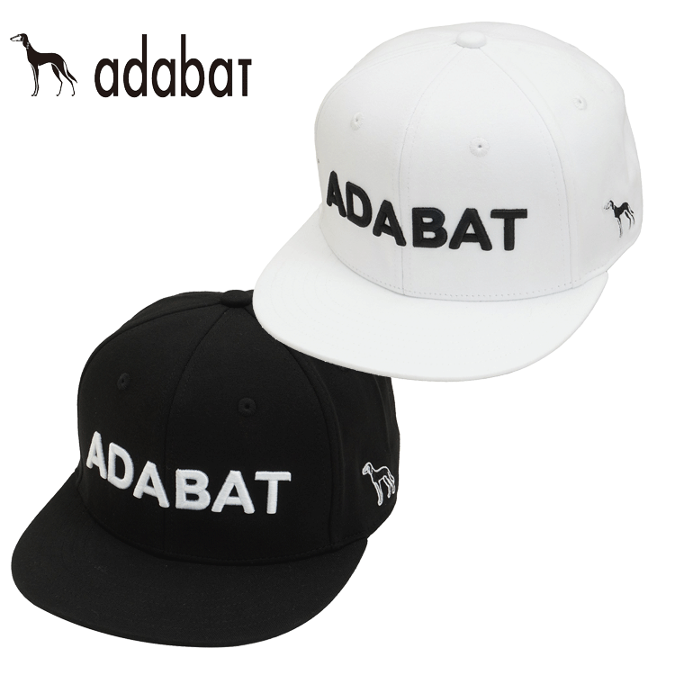 adabat メンズ スウェット 平ツバ キャップ ADBS-AC03 【アダバット】【ゴルフ用品】【ラウンド用品】【帽子】【フラット】【スエット】