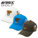 &nbsp; 【AVIREX GOLF/アヴィレックスゴルフ】 1975年、アメリカ空軍の制式コントラクターとして誕生したアヴィレックス。 その厳しいミルスペックをすべてクリアしたアヴィレックスのフライトジャケットは、 高い機能性と無駄のないデザイン、本物だけが持つ存在感で世界中の人々から広く支持され続けています。 そして2019年、新しくアヴィレックスの名を冠したゴルフグッズラインが登場。 ミリタリーをベースとしたタフさとポジティブなスピリッツを感じさせるスタイルを、 アヴィレックス独自の加工技術、グラフィックを用いて、ゴルフというフィールドに展開します。 【商品詳細】 ●品番…AVG3S-CP5 ●サイズ…フリー（ベルト調整） ●カラー…ホワイト、ブルー、カーキ ※モニターの違い、撮影時の光線の具合により、 実際の商品と色味が違う場合がございます。 予めご了承いただきますようお願い致します。 ゴルフ ゴルフ用品 ラウンド用品 キャップ CAP VISOR バイザー 帽子 AVIREX アヴィレックス&nbsp;