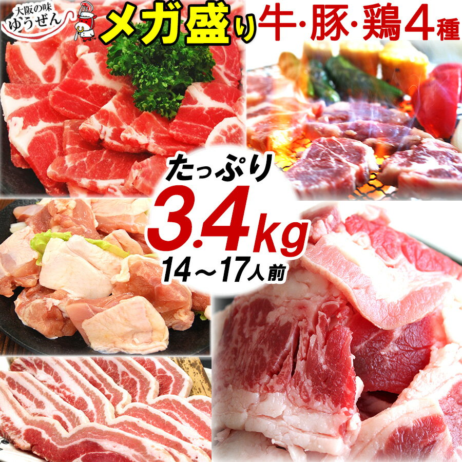 楽天1位 メガ盛り バーベキュー 焼肉セット 14〜16人前 精肉 楽天 1位 10人前以上 ...