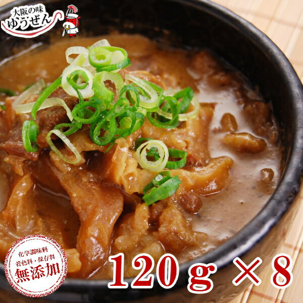 大阪 名物 どて焼き 牛すじ どて煮 120g×8パック セット 冷凍 食品 惣菜 おつまみ お取り寄せ グルメ テレビ 百貨店でも話題