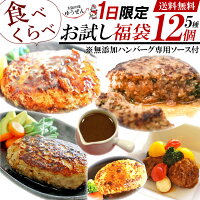 【毎月1日限定】5種のハンバーグを食べ比べ！お試しにもピッ...