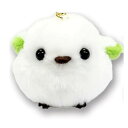 アミューズ ふくふくシマエナガマスコットキーホルダー抹茶シマちゃん 704231