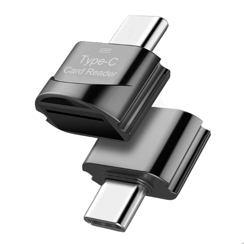 microSD USB C カードリーダー TF マイクロSDカード リーダー 超小型 高速転送 タイプC OTG対応 Android iPadOS Windows MacOS Linux対応(1個入り)