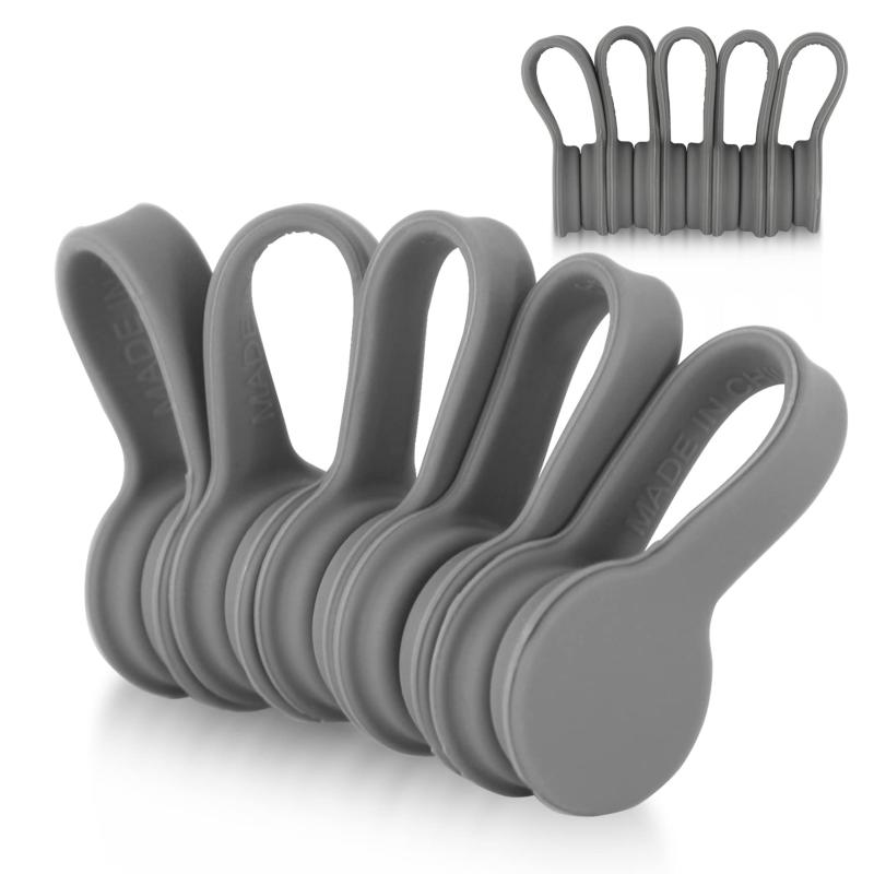 Viaky ケーブルクリップ ケーブルホルダー 新型 マグネット コードクリップ コードホルダー コードフック 磁力 巻き取り コード 管理 USBケーブル イヤフォン ケーブルまとめる